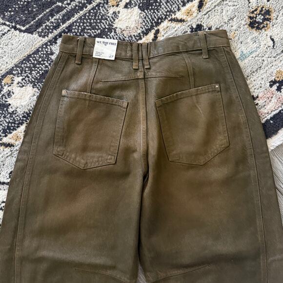 We The Free Good Luck Coated Jeans - Picture 4 of 7